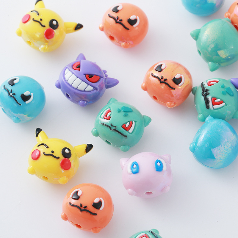 Phone Accessories Doll - 12 adet Pokémon Boncuk DIY Cep