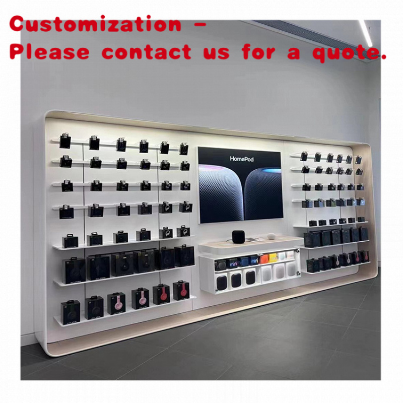 Phone Accessories Store - Modern Cep Telefonu Aksesuarları Dolabı Duvar