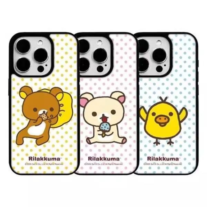 Yellow Phone Accessories - Rilakkuma sarı tavuklu cep telefonu kılıfı,
