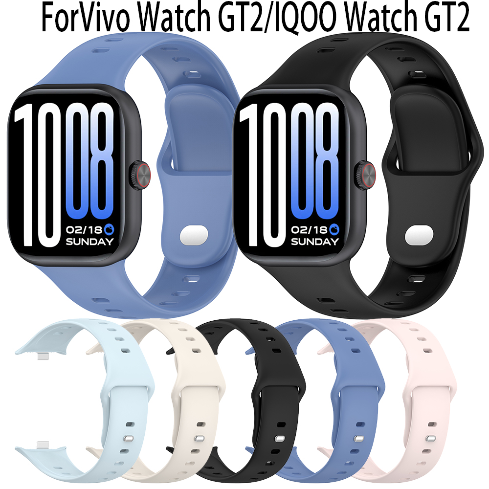 Phone Accessories Vivo - Yumuşak Silikon Kordonlu Saat Vivo İzle