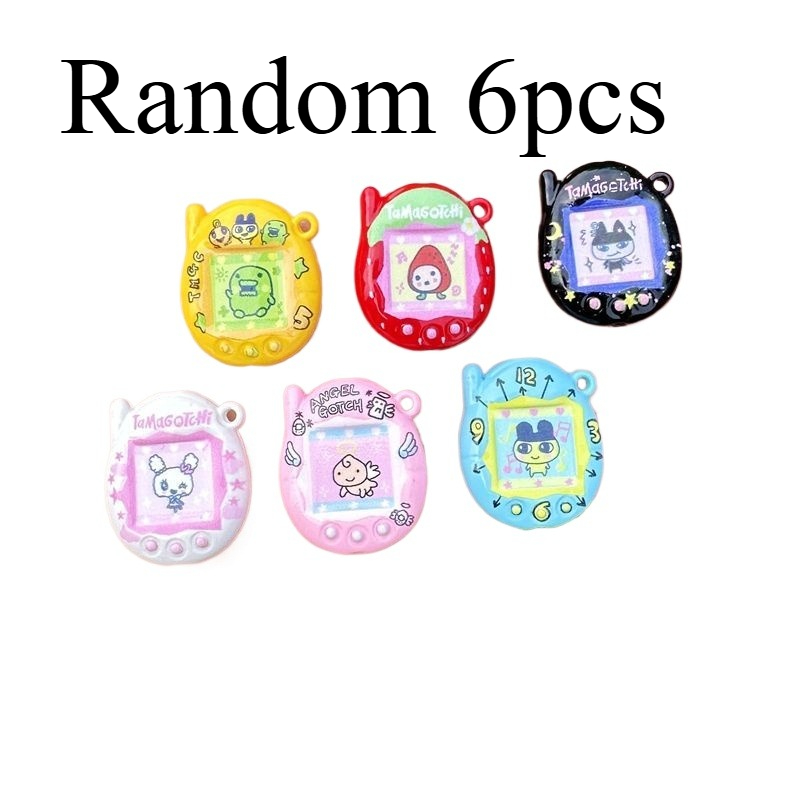 Phone Accessories Doll - 1/3/6 adet Tamagotchi Boncuk Aksesuarları Akrilik