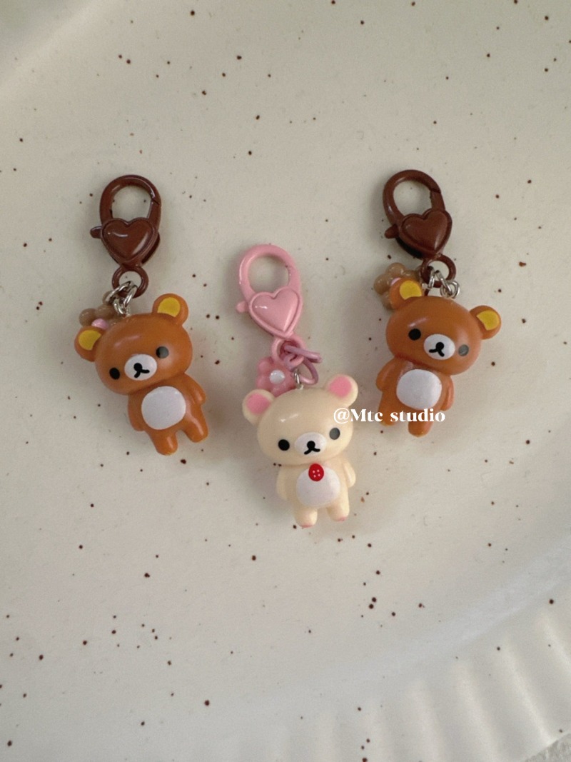 Phone Accessories Doll - Kawaii Rilakkuma Tembel Ayı Anahtarlık Karikatür