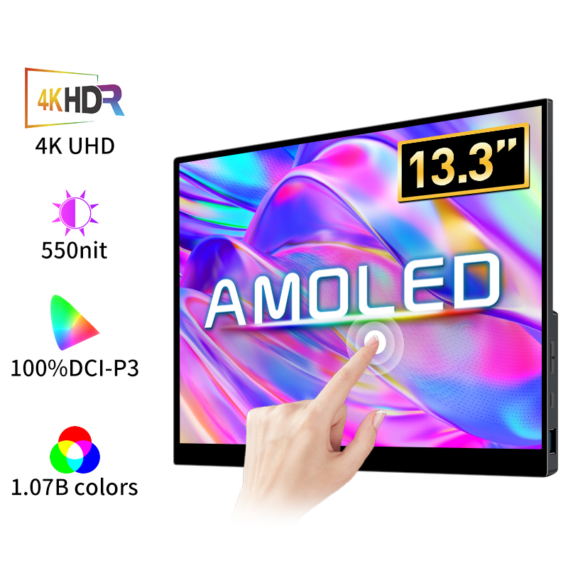Phone Accessories Display Board - 13.3 Inç 4K OLED Dokunmatik Ekran