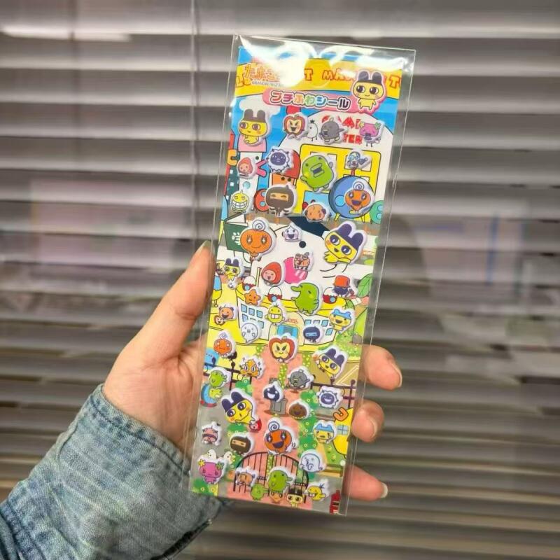 Phone Accessories Toys - 6 adet Tamagotchi karikatür kabarcık çıkartmalar