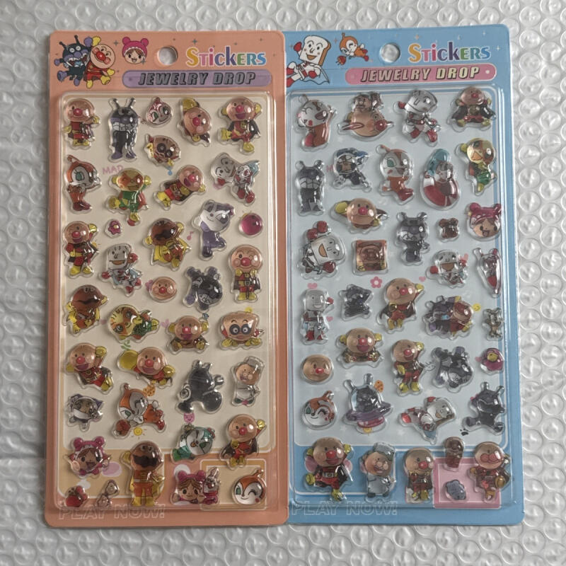 Phone Accessories Toys - Kawaii Anpanman 3D Kabartma Etiket Yaratıcılık