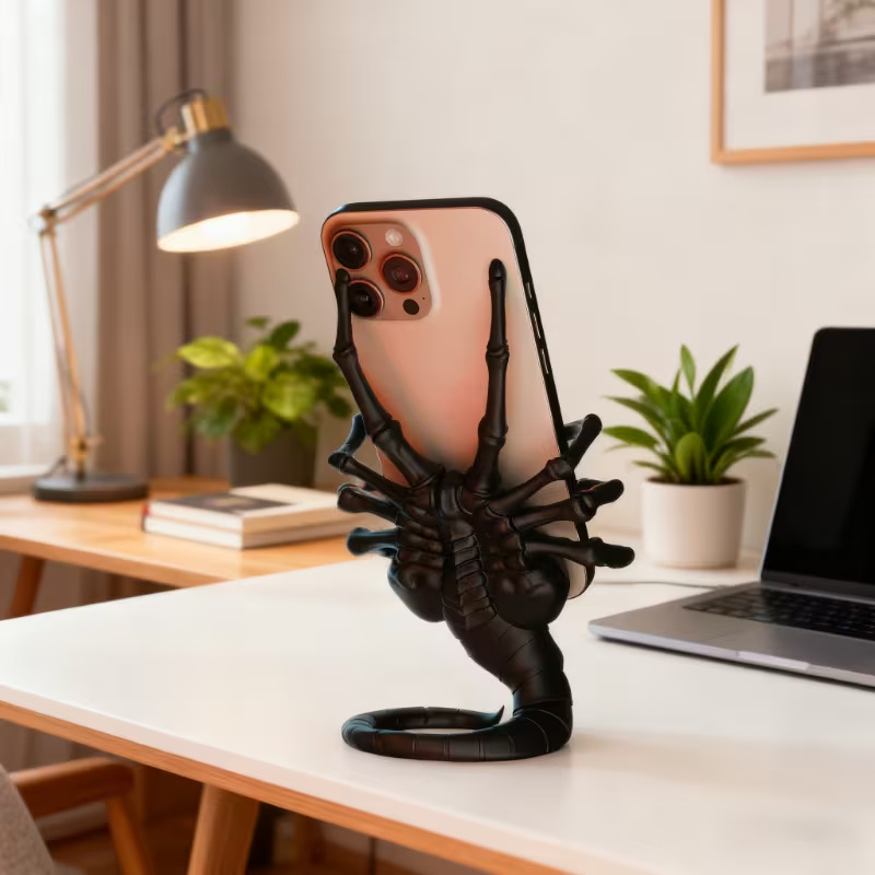 Yaratıcı Uzaylı Facehugger Tel - Phone Accessories Toys incelemesi ve fiyatı