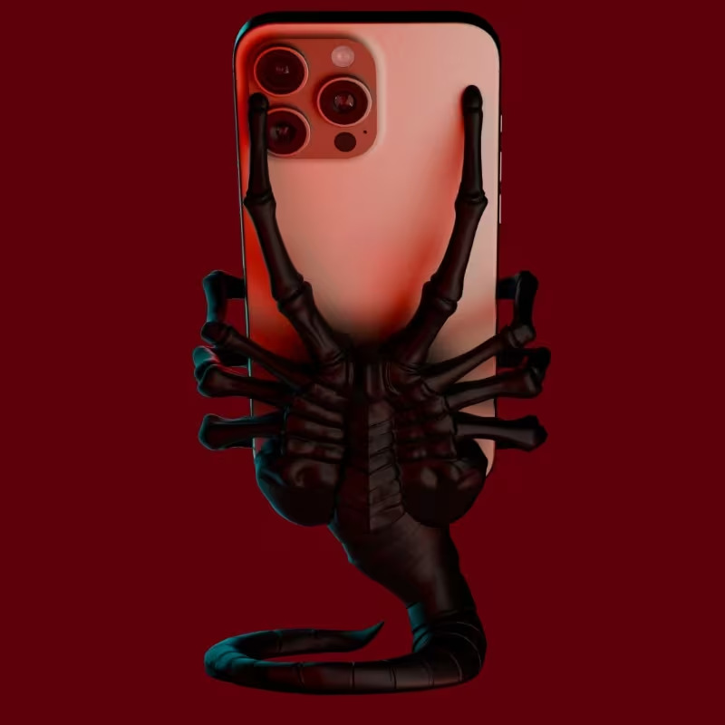 Yaratıcı Uzaylı Facehugger Tel - Phone Accessories Toys incelemesi ve fiyatı