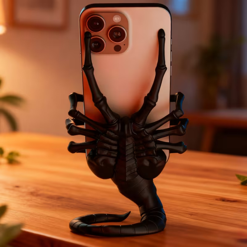 Yaratıcı Uzaylı Facehugger Tel - Phone Accessories Toys incelemesi ve fiyatı
