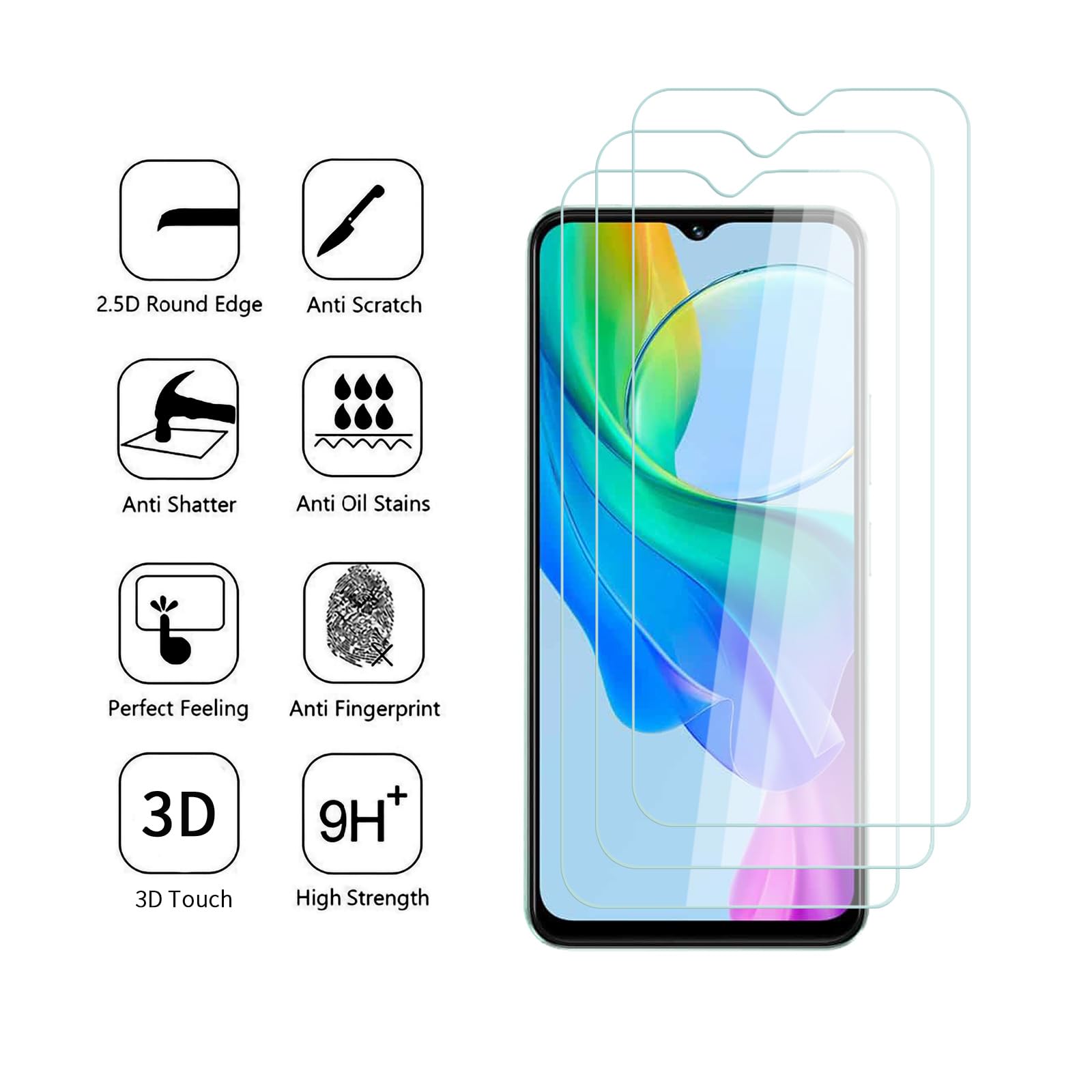 Ekran koruyucu için VIVO Y03 t - Phone Accessories Vivo incelemesi ve fiyatı