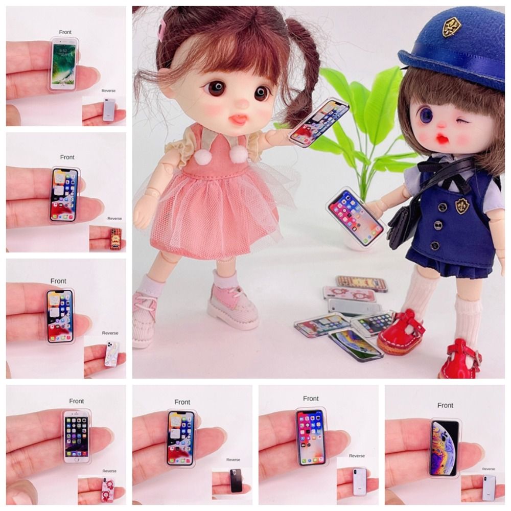 1:12 minyatür öğeleri bebek ev - Phone Accessories Doll incelemesi ve fiyatı