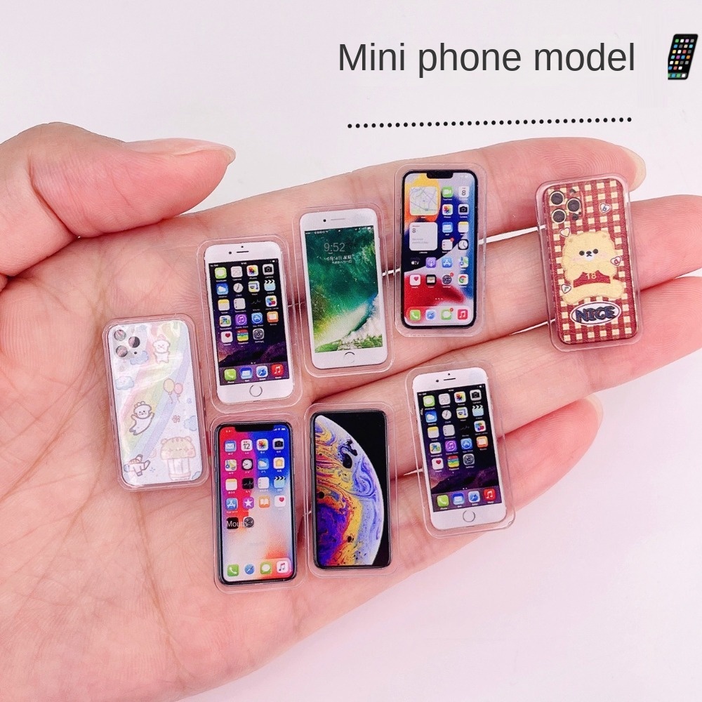 1:12 minyatür öğeleri bebek ev - Phone Accessories Doll incelemesi ve fiyatı