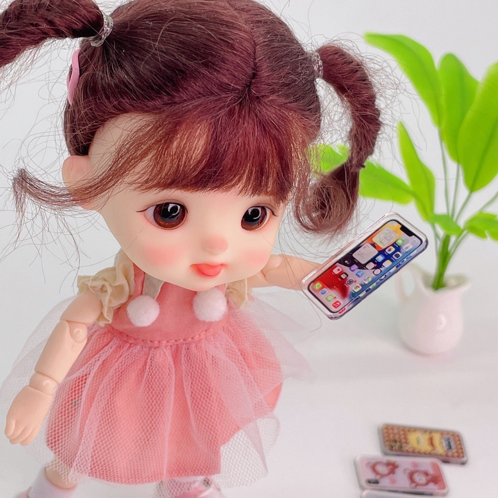 1:12 minyatür öğeleri bebek ev - Phone Accessories Doll incelemesi ve fiyatı