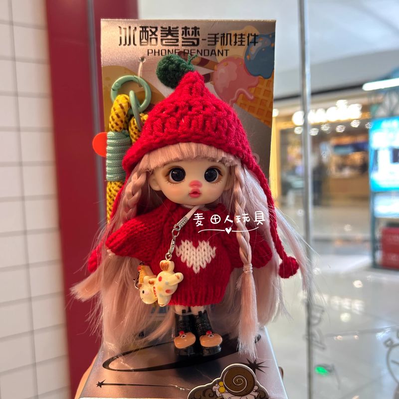 14cm Mini Bebek Bjd Giydirileb - Phone Accessories Doll incelemesi ve fiyatı