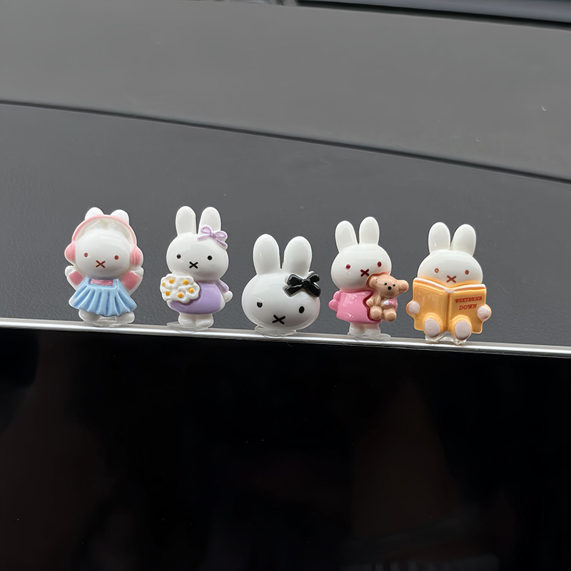 Kawaii Miffy Mini Figür Araba  - Phone Accessories Doll incelemesi ve fiyatı
