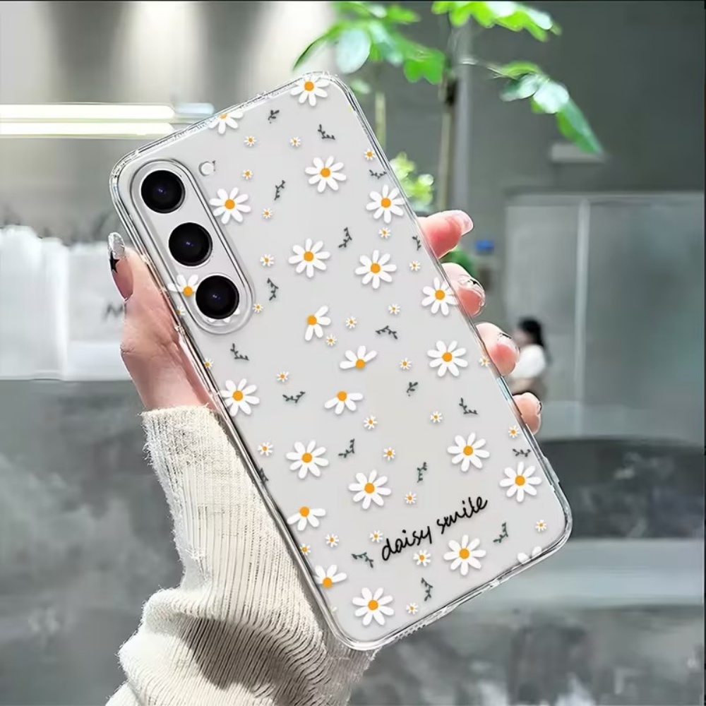 Sarı Beyaz Papatya Çiçekli Tel - Yellow Phone Accessories incelemesi ve fiyatı