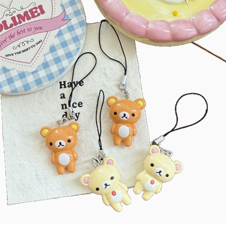 2 adet/takım Kawaii Rilakkuma  - Phone Accessories Doll incelemesi ve fiyatı
