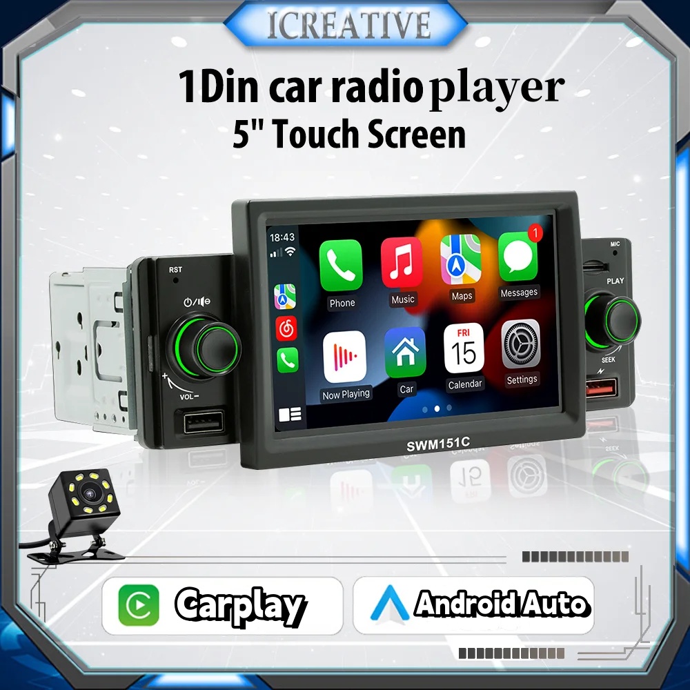 1Din araba radyo multimedya Ca - Phone Accessories Display Board incelemesi ve fiyatı